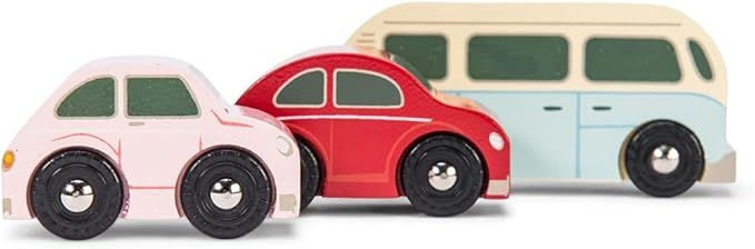 Le Toy Van - Cars & Construction Wooden Retro Metro Car Set Car Toy Play Set - Set 3 Cars | Boys ... | Amazon (US)