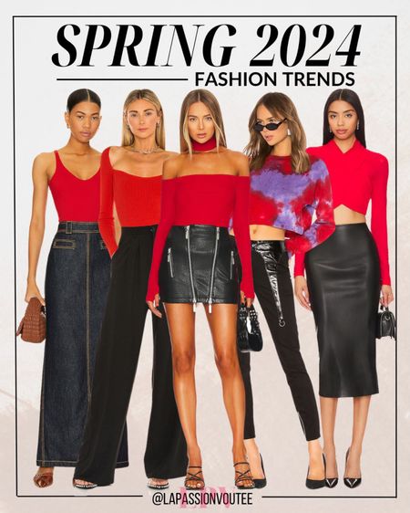 Elevate your Spring 2024 wardrobe with the magnetic allure of red. This season, embrace the power and passion of this bold hue, setting a trend that captivates and commands attention. Red resonates with confidence, making it the ultimate fashion choice to redefine your style and make a lasting impression.

#LTKSeasonal #LTKMostLoved #LTKstyletip