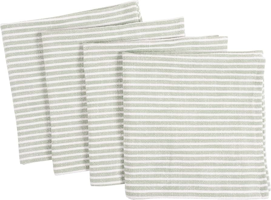 KAF Home Monaco Relaxed Casual Farmhouse Napkin | 100% Slubbed Cotton, 20x20 Inch Cloth Napkins |... | Amazon (US)