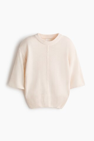 H & M - Knitted top - White | H&M (UK, MY, IN, SG, PH, TW, HK)