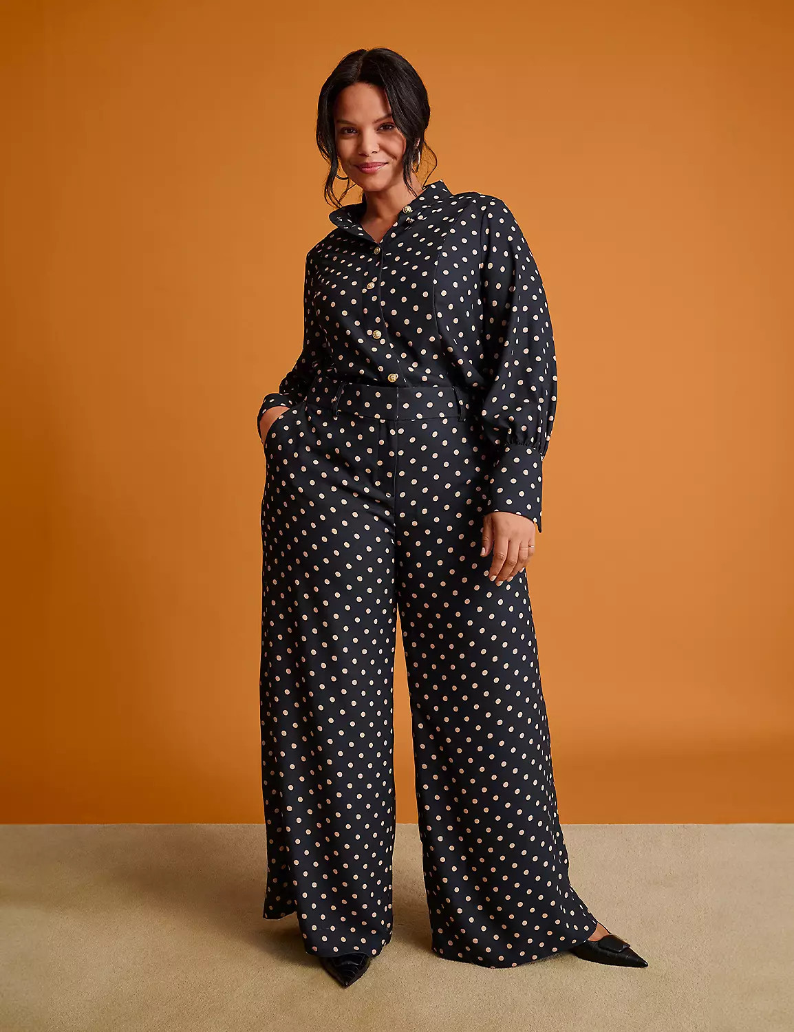 CREPE WIDELEG PRINT - 1147129 | LaneBryant | Lane Bryant (US)