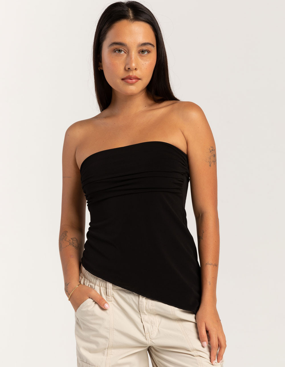BDG Urban Outfitters Asymmetrical Bandeau Womens Top | Tillys