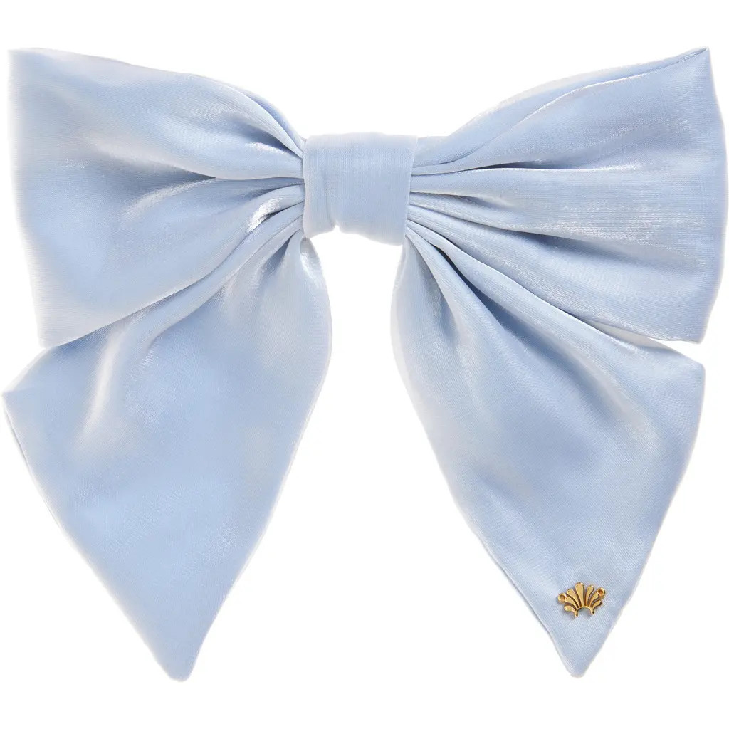 Lele Sadoughi Natalia Bow Barrette in Capri Blue at Nordstrom | Nordstrom