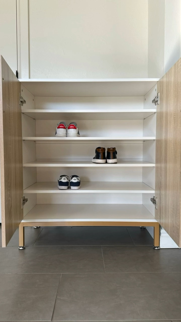 On sale!! We keep this by the back door and when my son comes home he takes off his shoes and puts them in here. He loves having his own little shoe closet! 

#ltksalealert 

#LTKHome #LTKmomlife #LTKdayinmylife