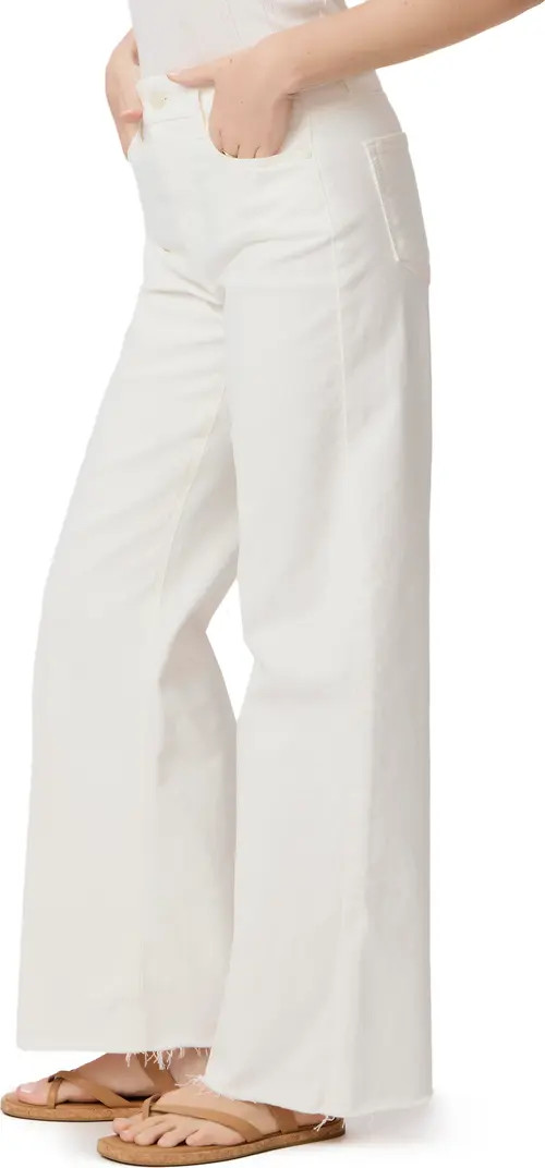 Anessa Raw Hem High Waist Wide Leg Jeans | Nordstrom