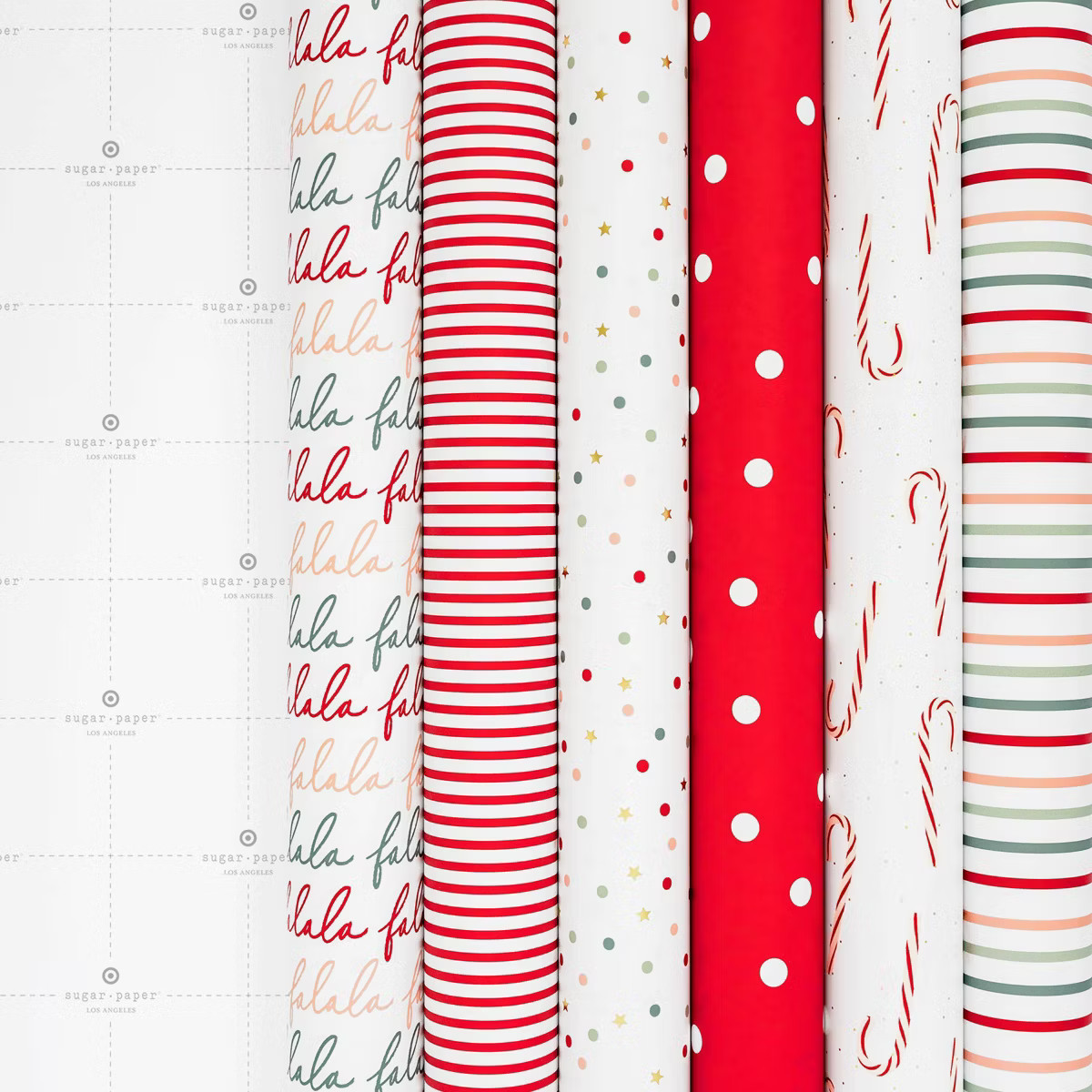 6pc Mainly Red Gift Wraps - Sugar Paper + Target | Target