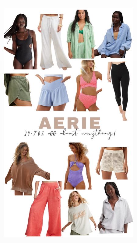 Aerie 30-70% off




Aerie sale. Affordable fashion. Summer style. Budget style. Swimsuits. Outfit idea. Beach day  

#LTKSwim #LTKSeasonal #LTKFindsUnder50