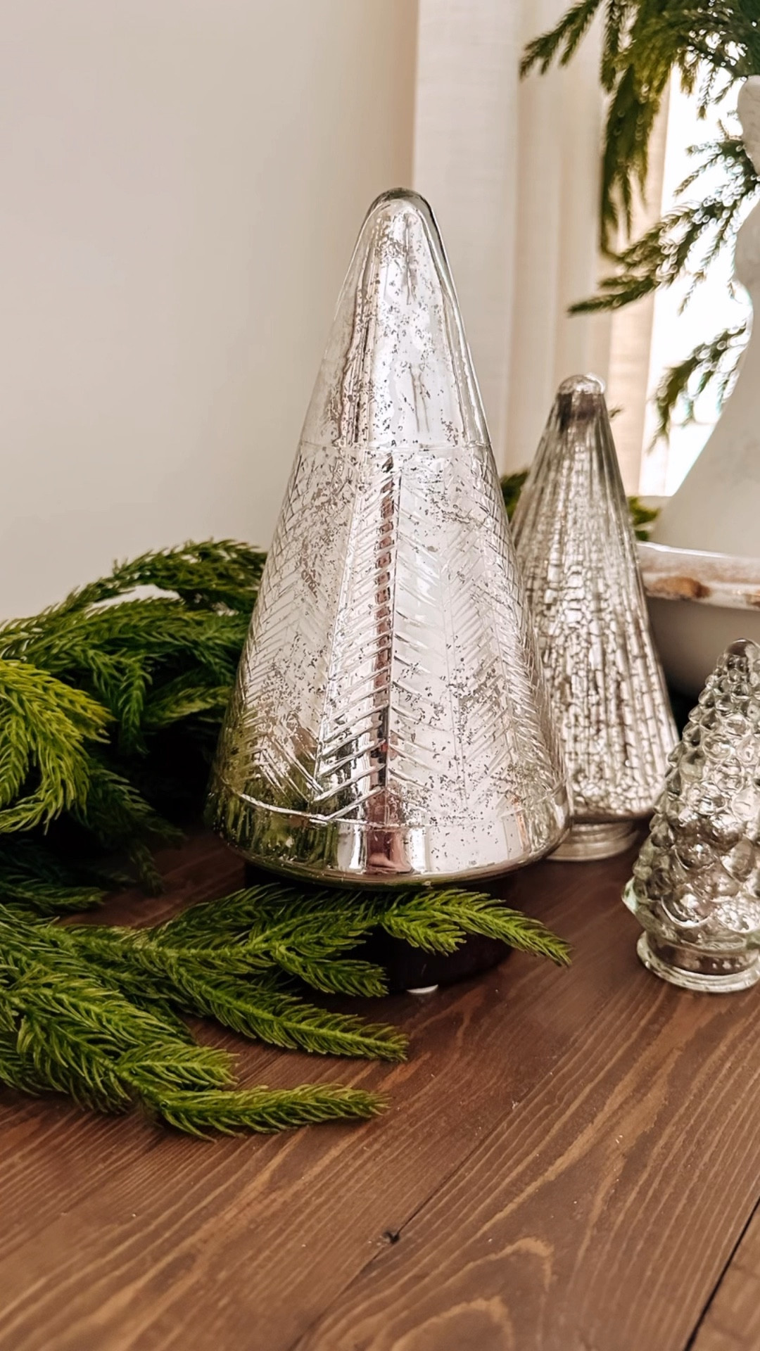 I have a secret! 

This is FAUX greenery... and it's so good I could NOT wait until Christmas to show you. #ad It's so real that my iphone wanted to identify it as a real plant when I took a photo of it!

These real touch Norfolk Pine stems and garland from @afloral have the look of real pine - from the foliage to the stems - but without the shedding and watering needed. They will last me year after year (yay for sustainable decor!) and are absolutely worth the investment! 

I highly recommend you get your hands on these NOW before they sell out for Christmas. 

#afloral #afloralnorfolk #christmasdecor #LTKhome 

#LTKSeasonal #LTKStyleTip #LTKHome #LTKVideo