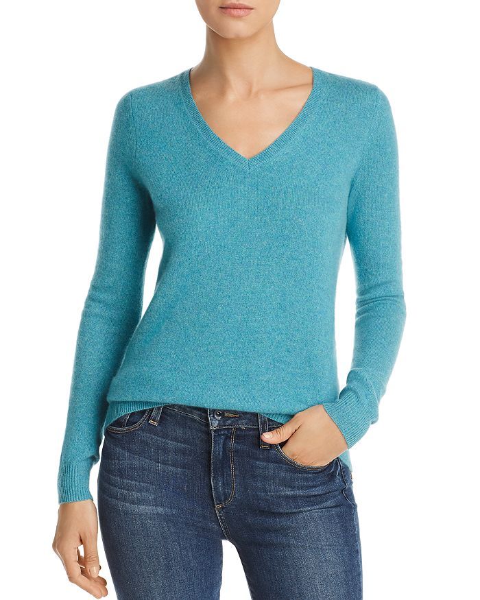 V-Neck Cashmere Sweater - 100% Exclusive | Bloomingdale's (US)