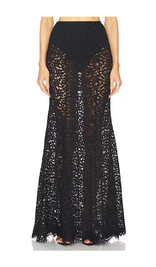 by Marianna Zelie Maxi Skirt in Black | Revolve Clothing (Global)