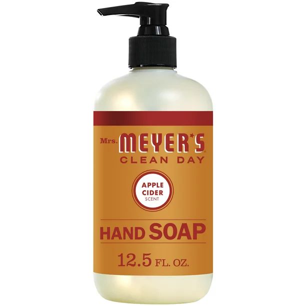 Mrs. Meyer's Clean Day Liquid Hand Soap Bottle, Apple Cider Scent, 12.5 fl oz | Walmart (US)