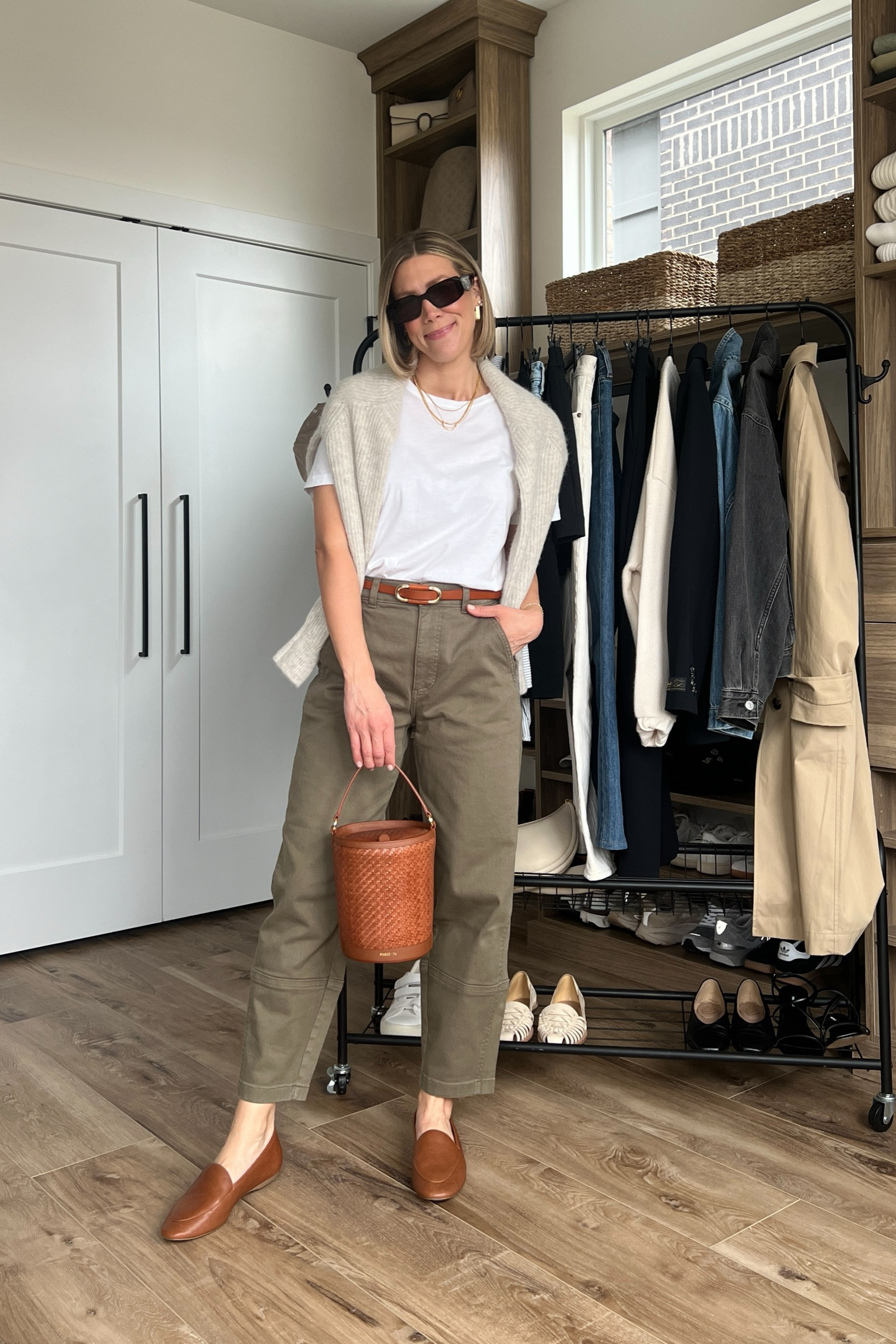 Wearing 2 pants, small tee (code: LINDSEY15), small sweater, small belt, loafers tts 

#LTKstyletip #LTKfindsunder50 #LTKfindsunder100