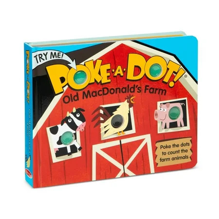 Melissa & Doug Children's Book - Poke-a-Dot: Old MacDonald’s Farm (Board Book with Buttons to Pop) - FSC Certified | Walmart (US)