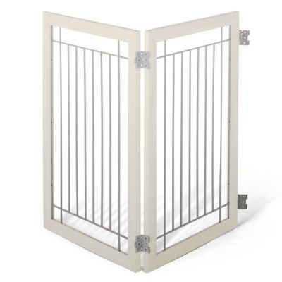 Luxury Two-panel Hardwood Pet Gate Extension | Frontgate