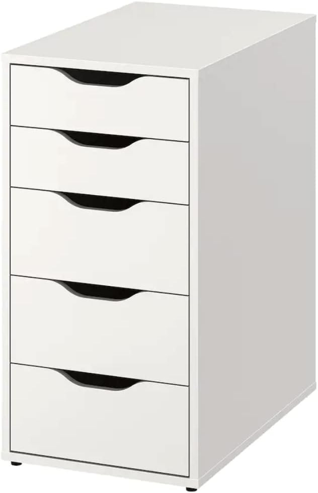 Ikea Drawer Unit, 14 1/8" x 27 1/2", White, Alex 101.928.24 | Amazon (US)