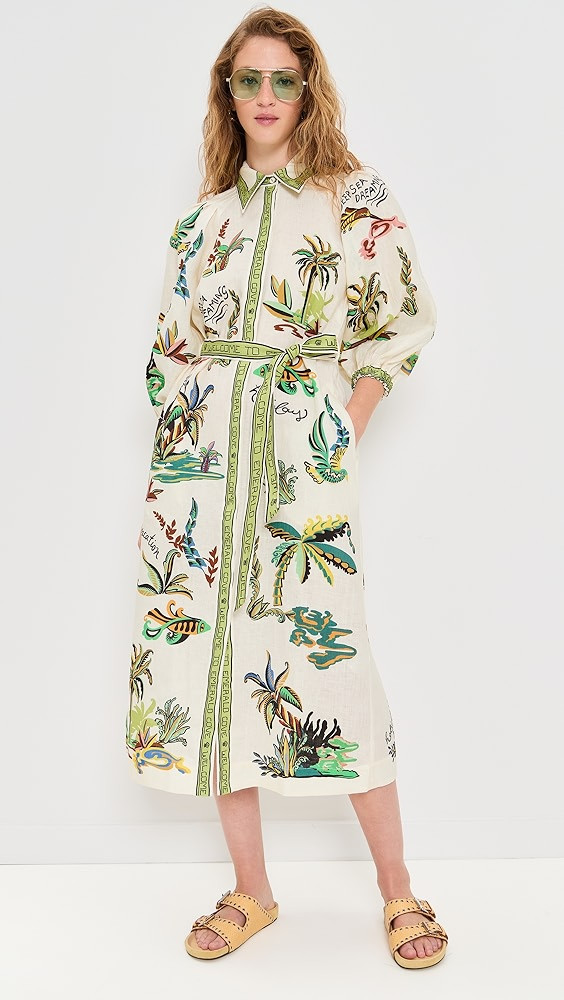 ALÉMAIS Day Dream Linen Shirtdress | Shopbop | Shopbop