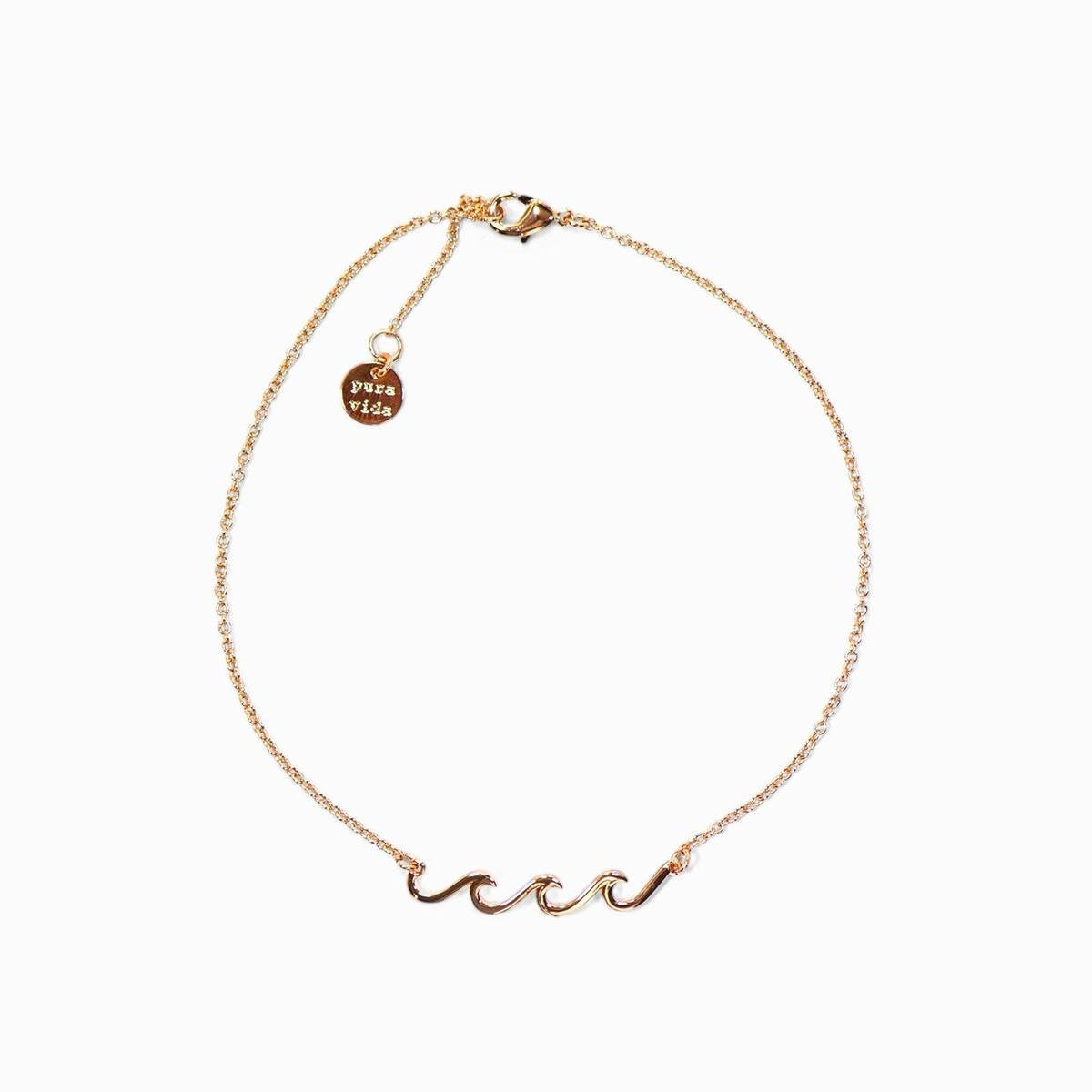 Delicate Wave Anklet | Pura Vida Bracelets
