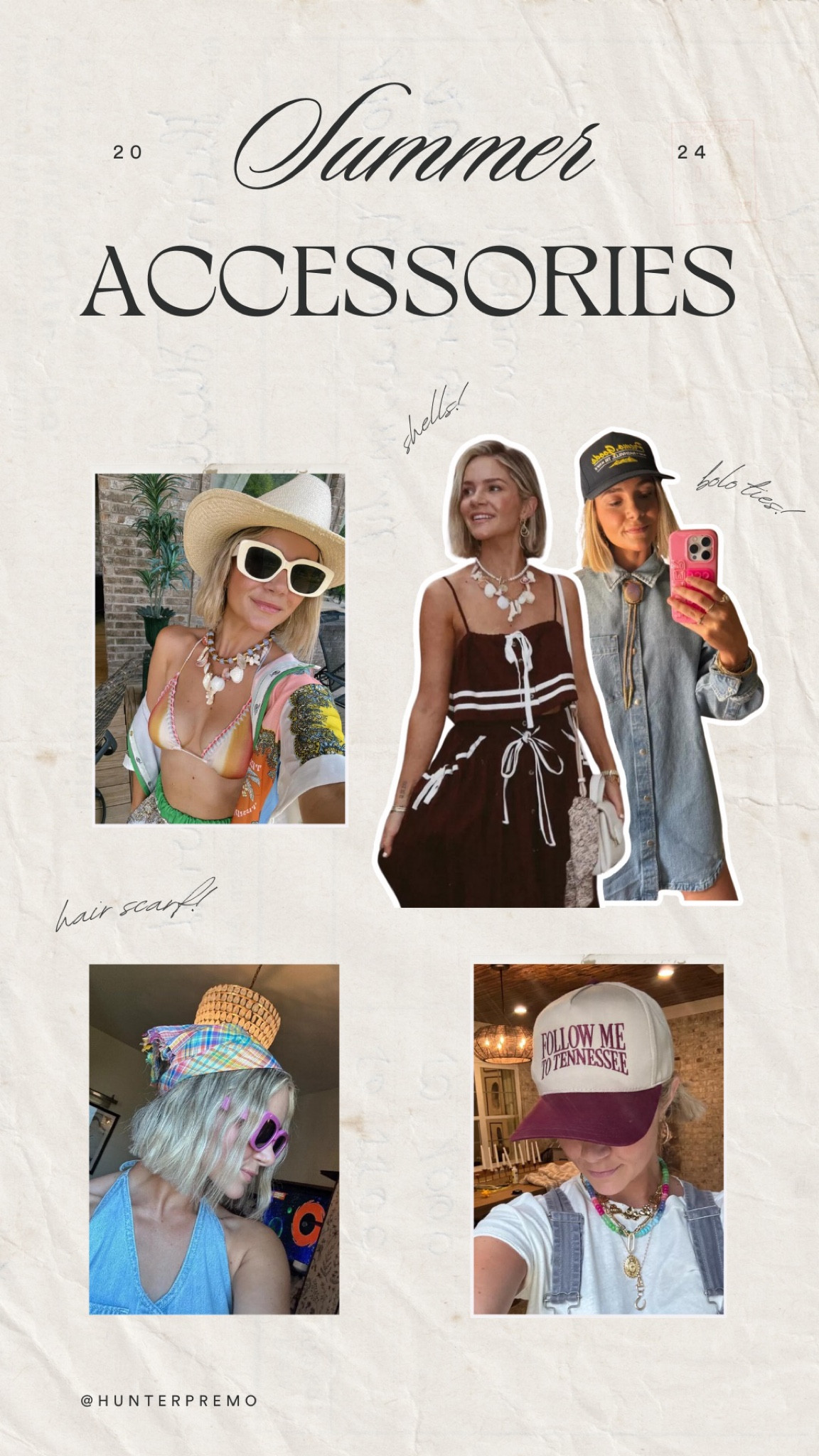 My summer accessories! These have been my favorites recently! They really help elevate an outfit! 
My shell necklace is from Reshelled Jewelry, but I linked similar!  

#LTKStyleTip