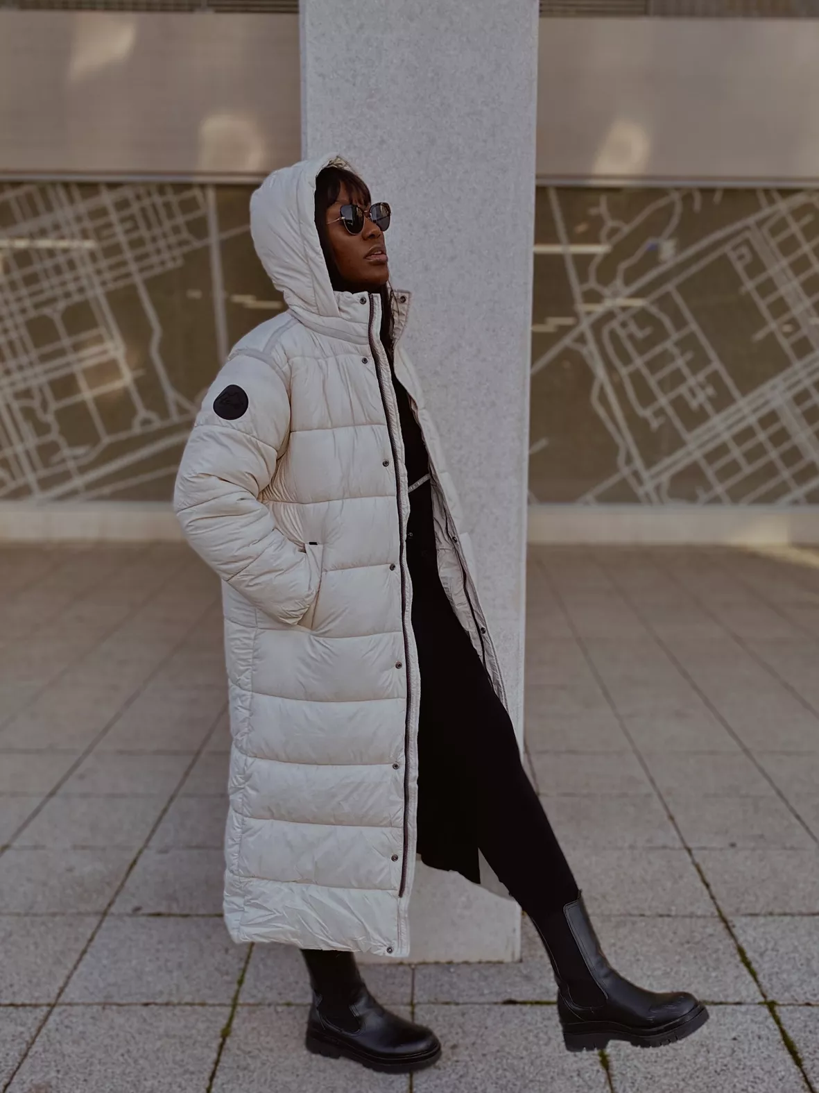 Cocoon Longline Puffer Coat curated on LTK