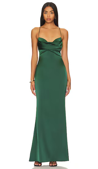 Tara Gown in Forest | Revolve Clothing (Global)
