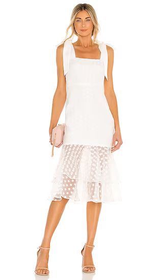Day Keeper Midi Dress in White | Revolve Clothing (Global)