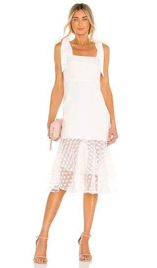 Day Keeper Midi Dress in White | Revolve Clothing (Global)