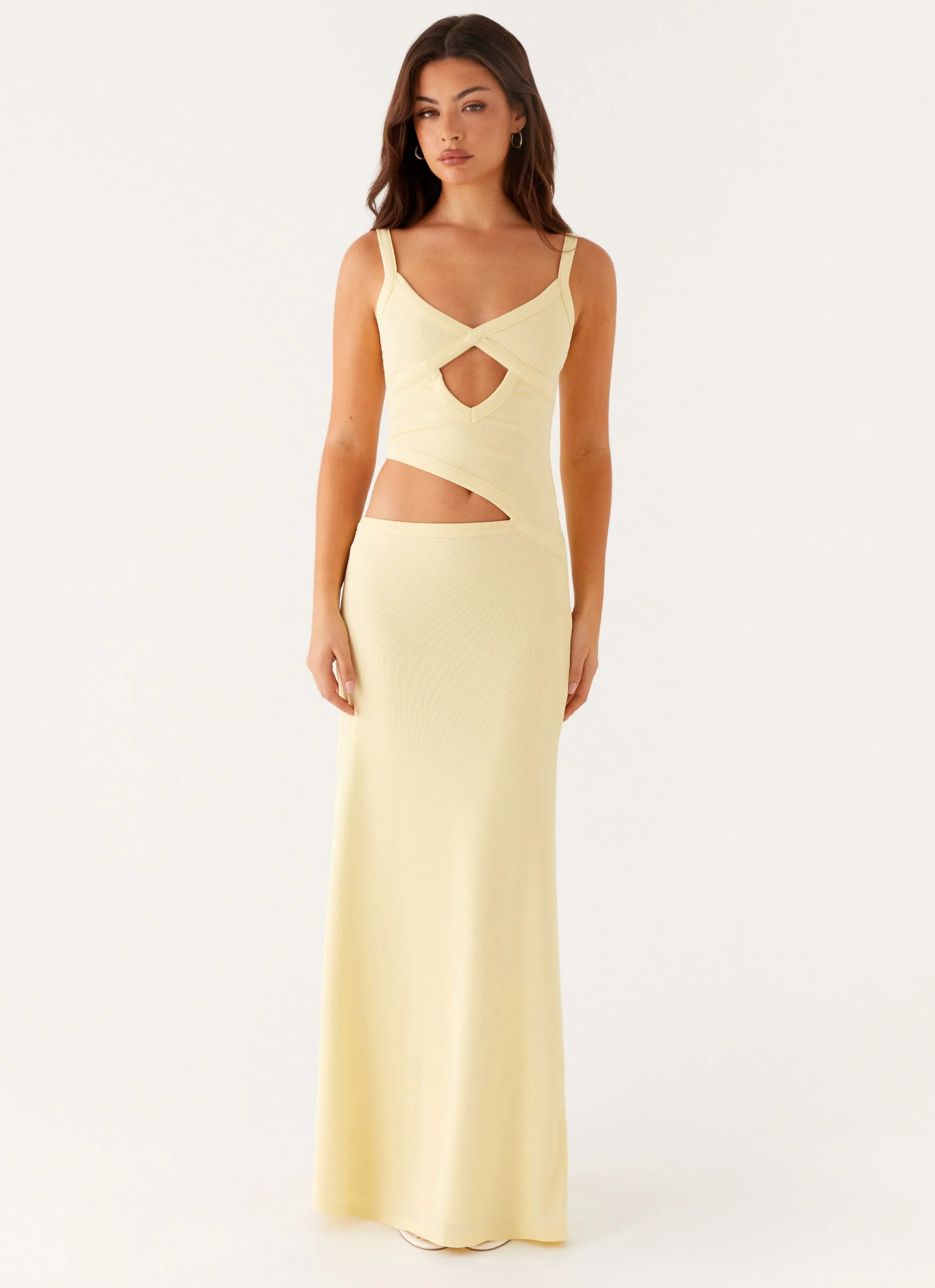 Jocelyn Maxi Dress - Yellow | Peppermayo (Global)