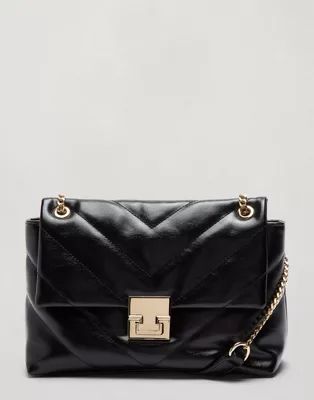 Miss Selfridge bag with chain detail in black | ASOS (Global)