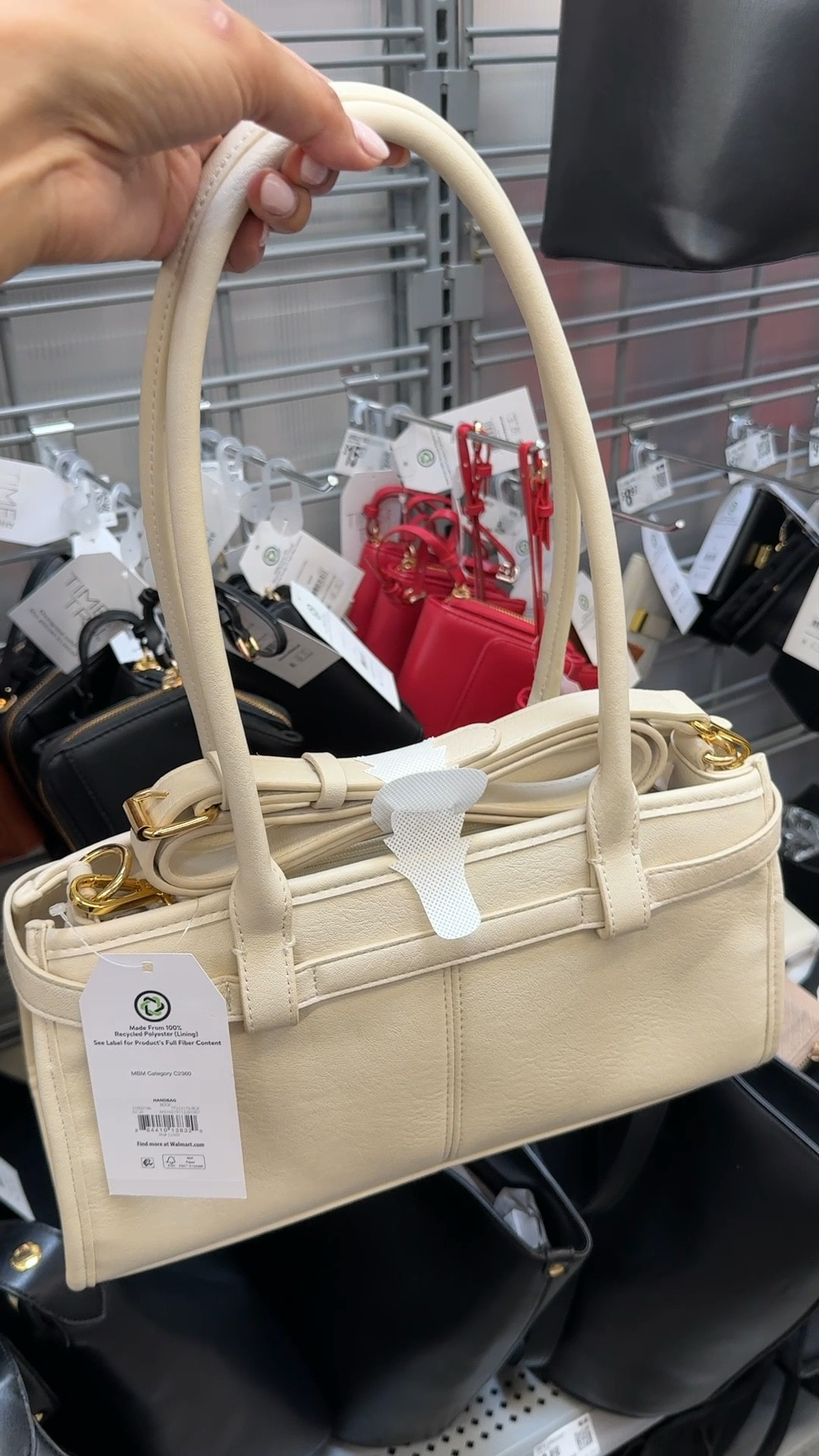 Cute cream faux leather bag from Walmart 😍 under $25!

Spring summer shoulder bag handbag classic classy time and tru

#LTKSaleAlert