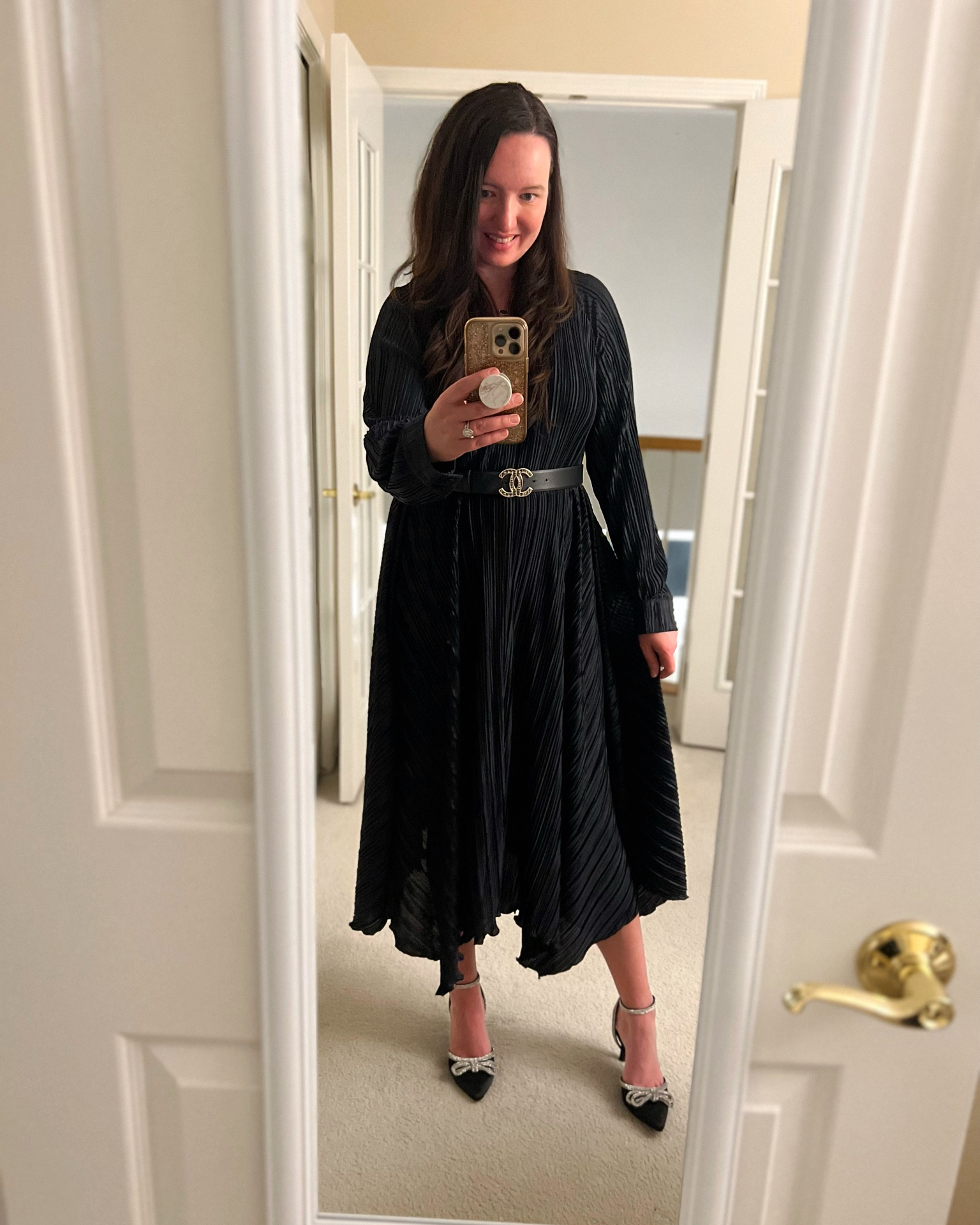 Loving this awesome dress from Walmart and these shoes from Target!  So affordable and chic!  Perfect for holiday parties!  Pair the dress with a chic belt and voila, you’re looking fabulous!

#LTKSeasonal #LTKHoliday #LTKparties