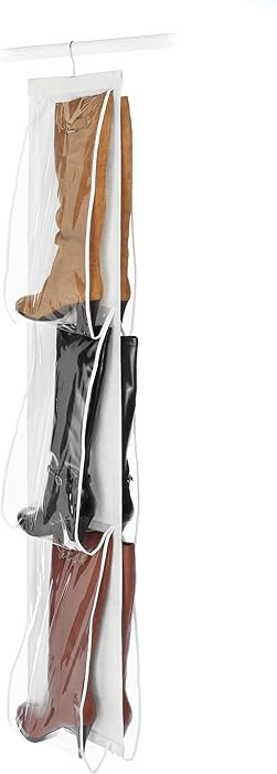 Whitmor Hanging Boot File - Hanging Storage for Men's and Woman's Boots - 3 Pair | Amazon (US)