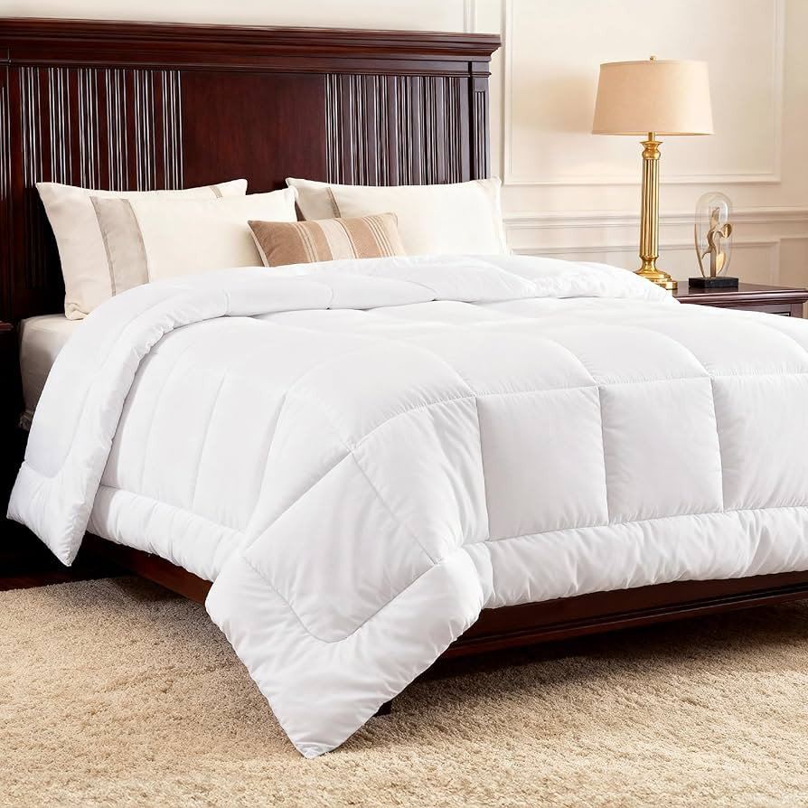Bedsure Comforters Queen Size Duvet Insert, Quilted Down Alternative Comforter, Ultra Soft Lightw... | Amazon (US)