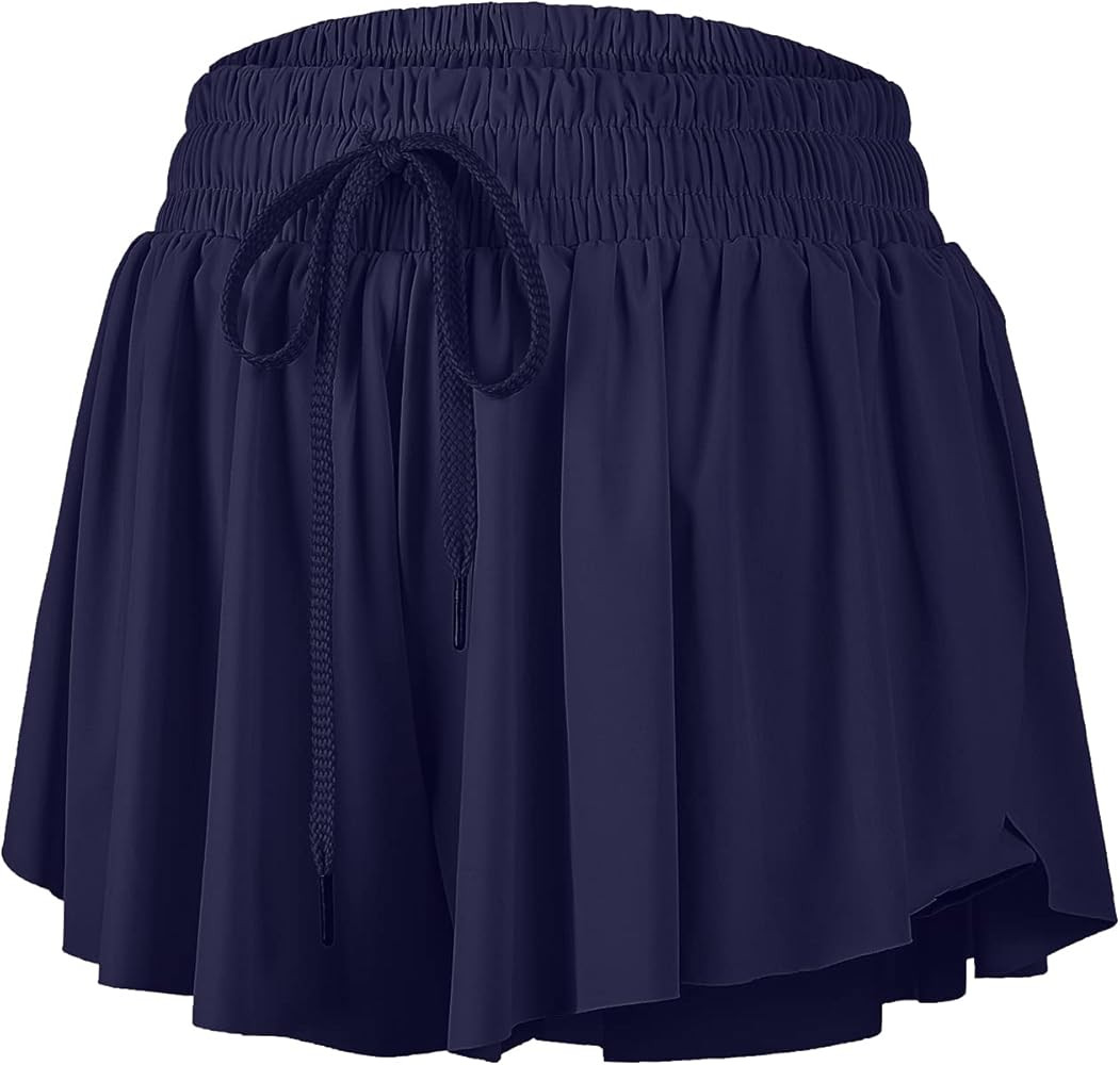 Blaosn Flowy Athletic Shorts for Women Gym Yoga Workout Running Tennis Skirt Comfy Skort Lounge C... | Amazon (US)