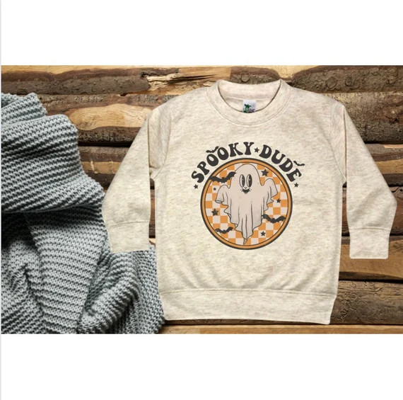 Spooky Dude Retro Halloween Romper One Piece Outfit for - Etsy | Etsy (US)