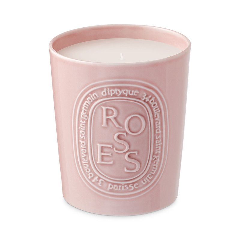 diptyque Roses Scented Pink Candle 21.2 oz. | Bloomingdale's (US)