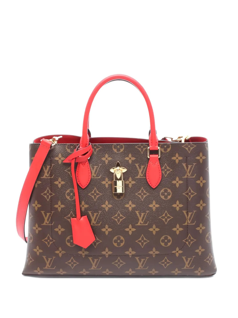 Louis Vuitton Pre-Owned 2019 Flower monogram tote bag - Brown | Farfetch Global