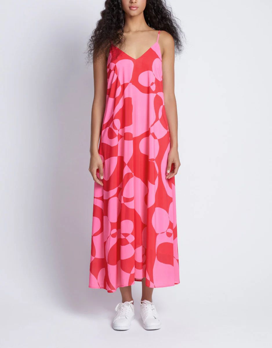 Abstract Print Cami Dress | Urban Revivo