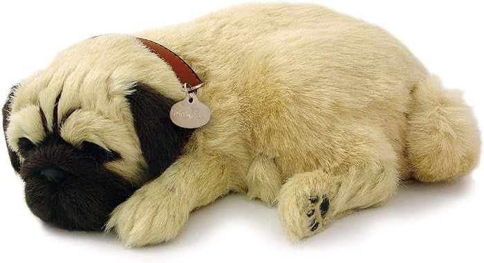 Perfect Petzzz Original Petzzz Huggable Pug Puppy, Realistic, Lifelike Stuffed Interactive Pet Toy, Companion Pet Dog with 100% Handcrafted Synthetic Fur | Amazon (US)