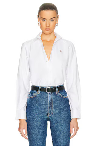 Oxford Long Sleeve Button Up Shirt | FWRD 