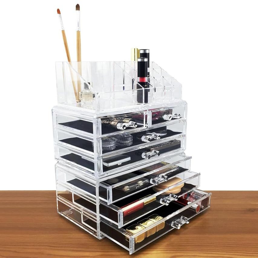 Clear Cosmetic Storage Organizer - Easily Organize Your Cosmetics, Jewelry and Hair Accessories. Loo | Amazon (US)