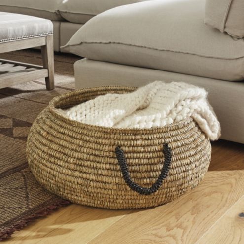 Crochet Low Basket | Ballard Designs, Inc.