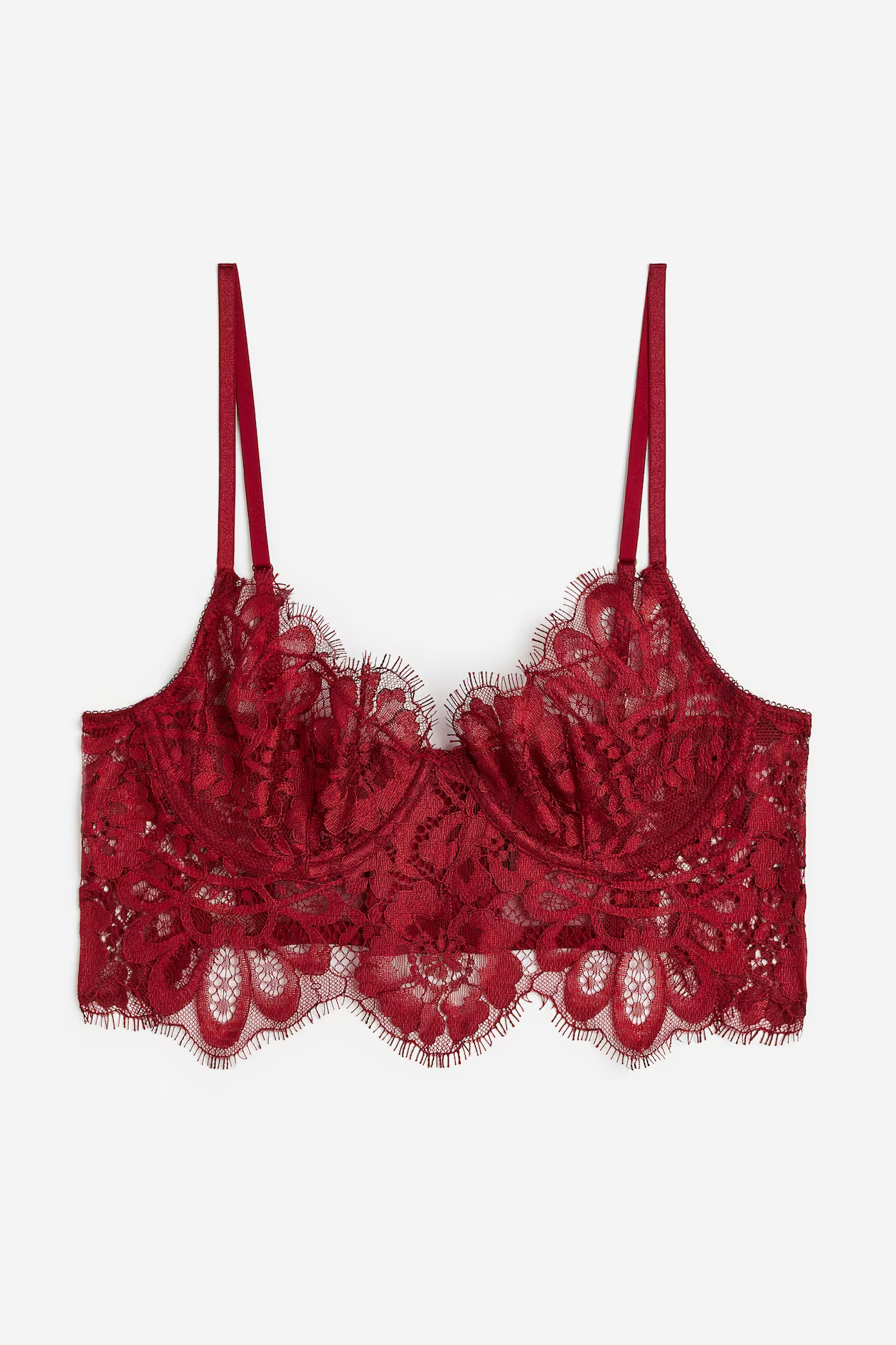 Unwattiertes Bustier aus Spitze | H&M (DE, AT, CH, NL, FI)