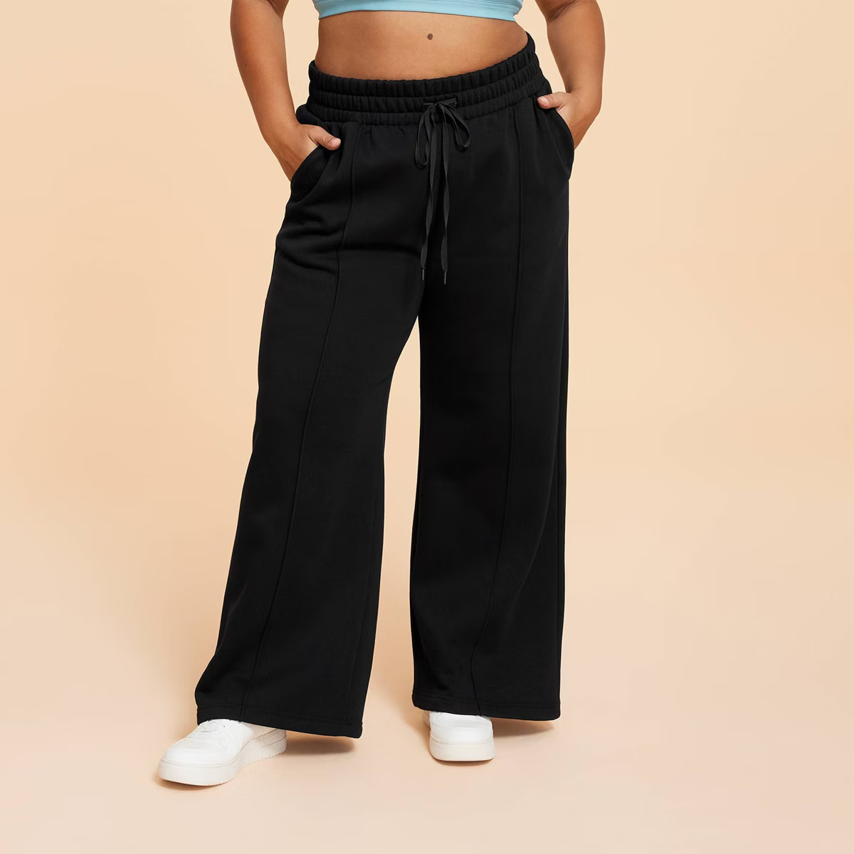 Blogilates Women's Travel Trouser High-Rise Wide Leg Sweatpants | Target