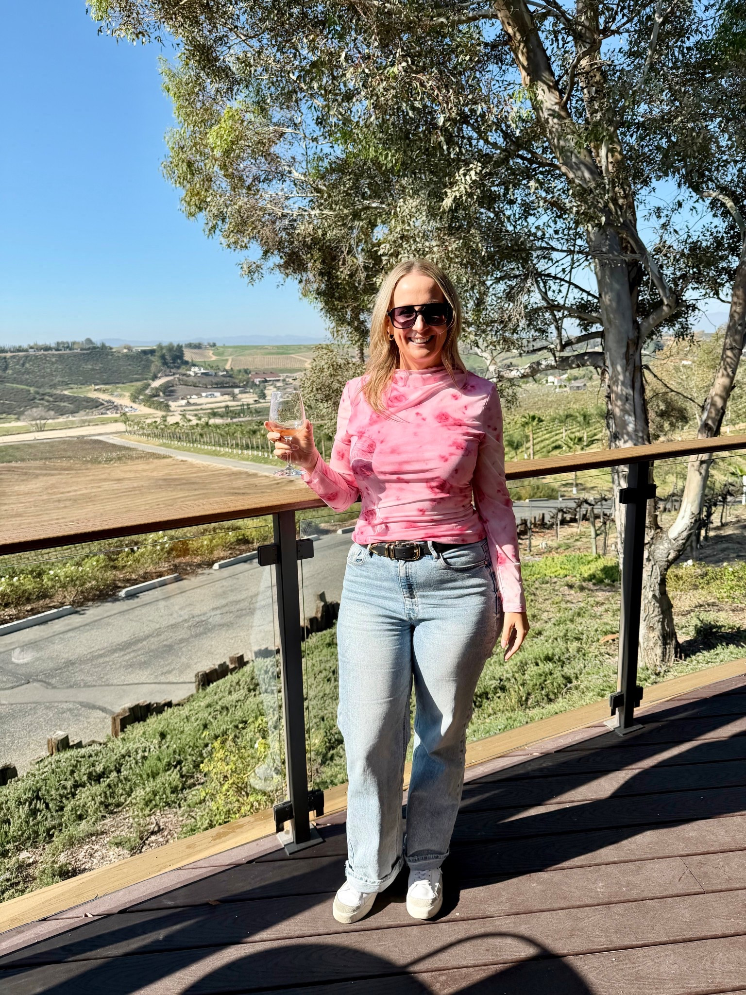 This shirt was made for perfect for our Galentines wine tasting day!

I also LOVE this belt I recently got!

#LTKootd #LTKSaleAlert #LTKValentine