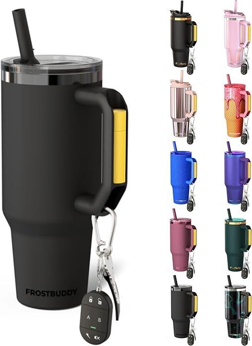 Frost Buddy Thicc Buddy - 40 oz Stainless Steel Vacuum Insulated Tumbler with Lid and Straw for W... | Amazon (US)