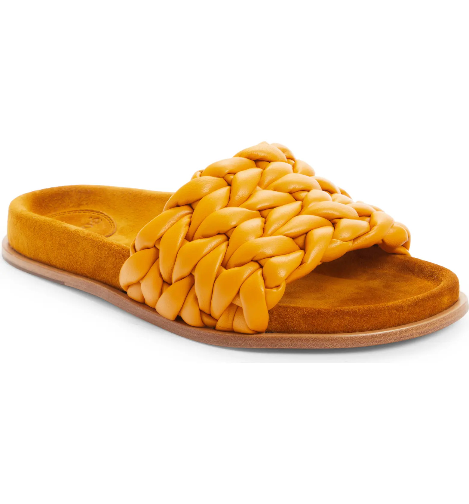 Kacey Braided Leather Slide Sandal | Nordstrom