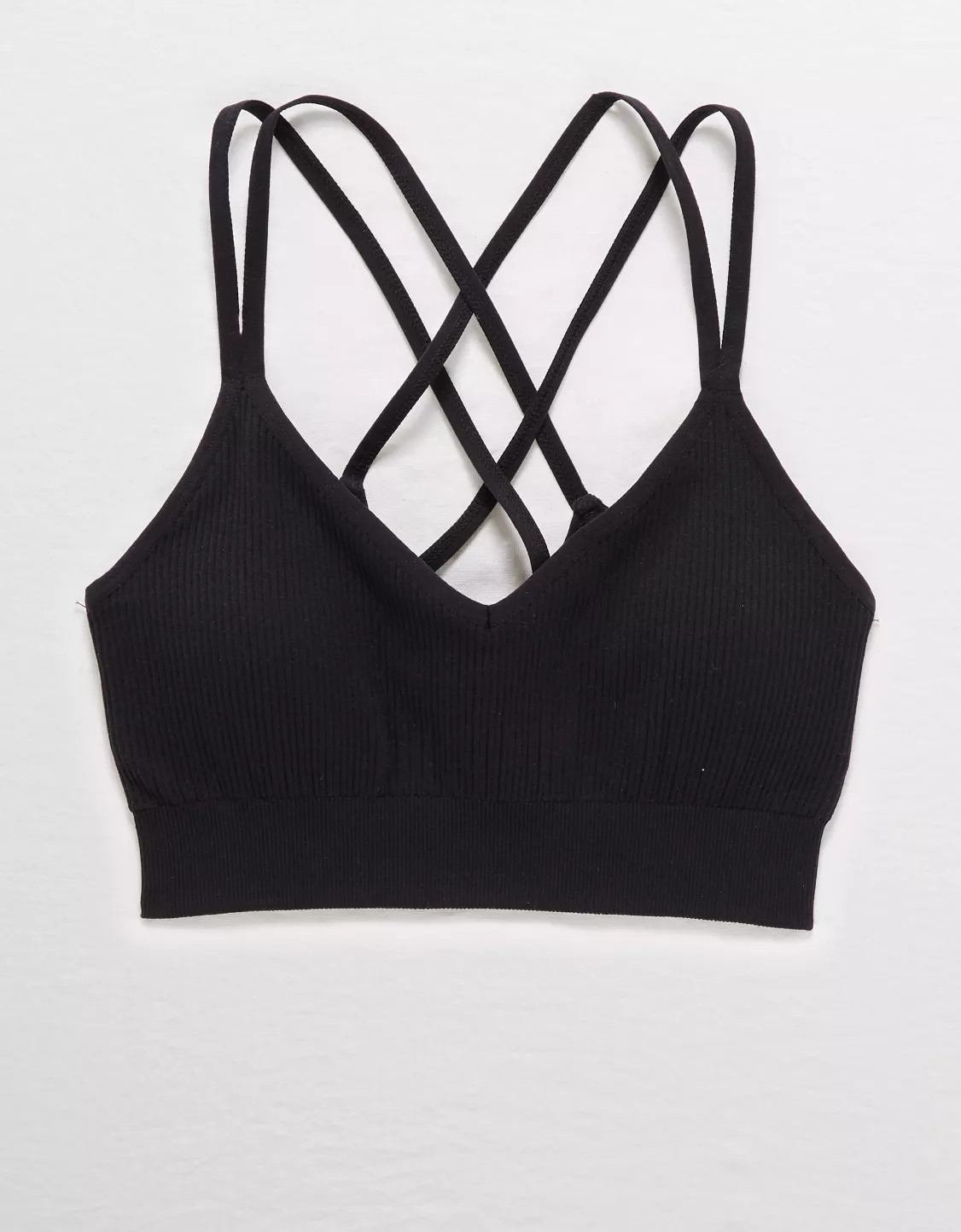 Aerie Seamless Strappy Padded Bralette | American Eagle Outfitters (US & CA)