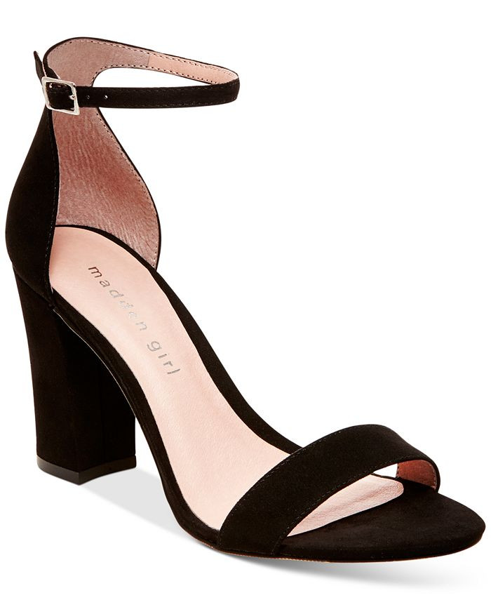 Madden Girl Bella Two-Piece Block Heel Sandals & Reviews - Sandals - Shoes - Macy's | Macys (US)