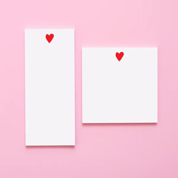 Heart Notepad Set | Joy Creative Shop