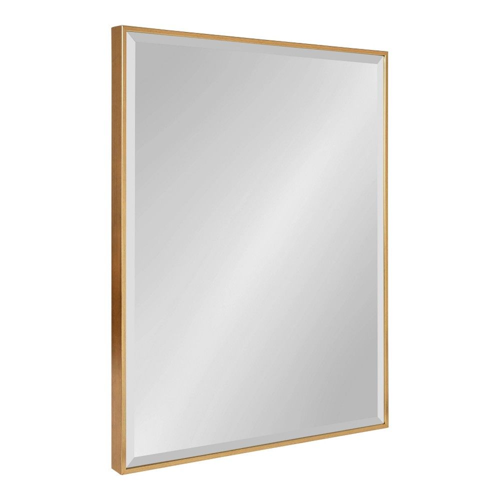 22.75"" x 28.75"" Rhodes Framed Wall Mirror Gold - Kate and Laurel | Target